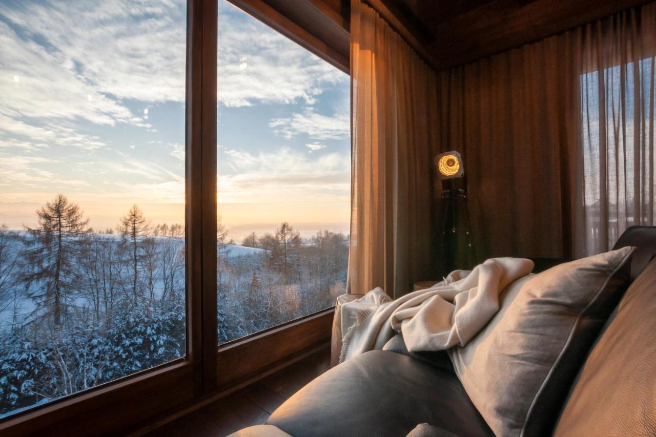 Koza U Woza Wypocznij W Gorach W Rytmie Slow Drewniany Dom Premium Z Widokiem Na Panorame Tatr Ecospa Strefa Fitness Zielona Farma Warsztaty (Adults Only) Szlembark 外观 照片