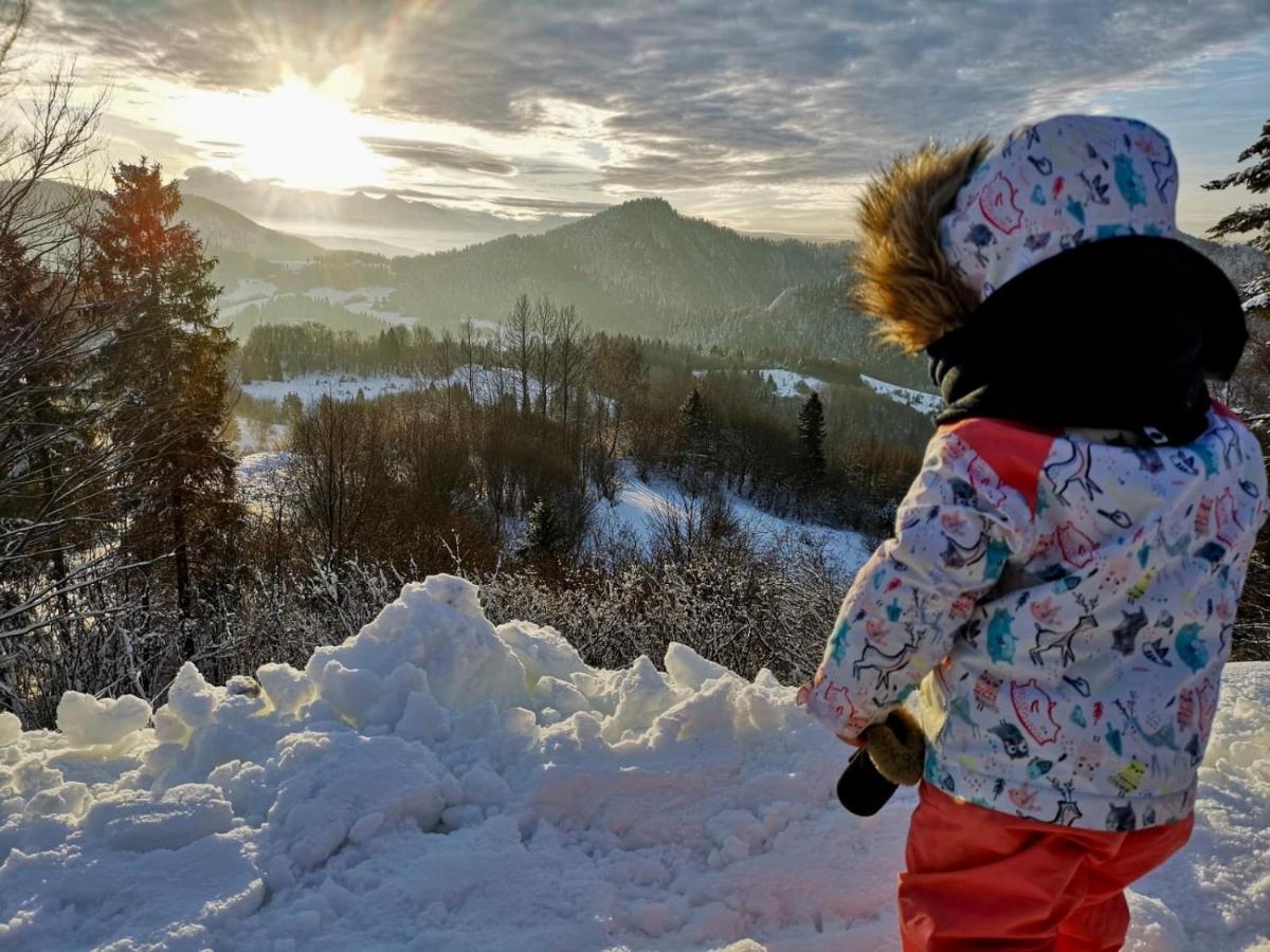 Koza U Woza Wypocznij W Gorach W Rytmie Slow Drewniany Dom Premium Z Widokiem Na Panorame Tatr Ecospa Strefa Fitness Zielona Farma Warsztaty (Adults Only) Szlembark 外观 照片